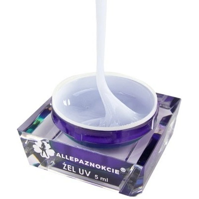 Allepaznokcie Jelly pearl white glitter 5 ml