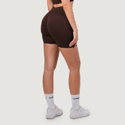GymBeam Дамски безшевни шорти NEO Mocha XL