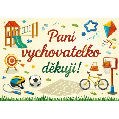 Průkaz pro paní vychovatelku - Děkuji!