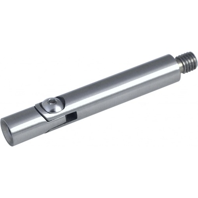 Čep s kloubem (vnější závit M8 - vnitřní závit M6, ø 12 mm, L: 68 mm), broušená nerez K320 / AISI304