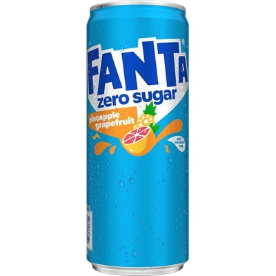 Fanta Pineapple Grapefruit Zero Sugar 250 ml
