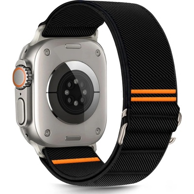 Tech-Protect nylon slip apple watch 6 / 7 / 8 / 9 / 10 / se / ultra 1 / 2 (44 / 45 / 46 / 49 mm) black (5906302368853)