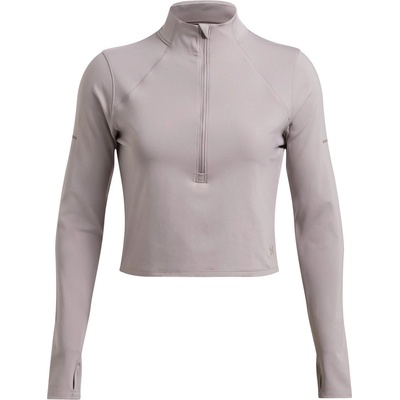 Under Armour Горнище с цип Under Armour Women's Launch Elite Half-Zip Long-Sleeve Performance Top - Grey