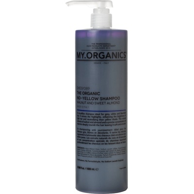 MY.ORGANICS The Organic No Yellow Shampoo Walnut And Sweet Almond 1000 ml