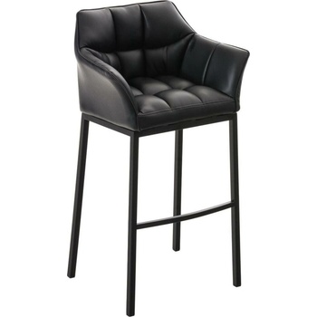 Design-Shop Damas B4 koženka Černá / černý rám