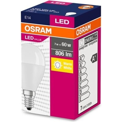 OSRAM LED крушка Ledvance, E14, 7W, 806lm, 2700K