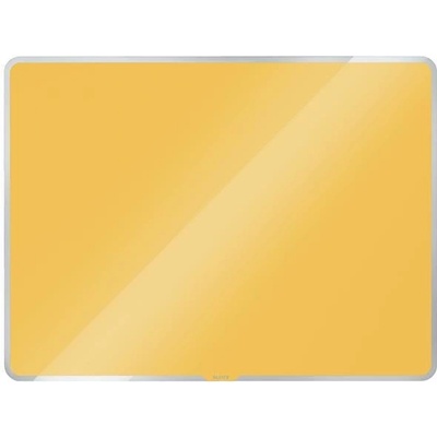 LEITZ Magnetická sklenená tabuľa, 60x40 cm, "Cosy", matná žltá