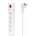 Montis Surge protection power strip 1, 5m MONTIS MT145-1, 5 white