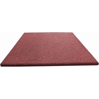 ASKO Dlaždice gumová červená v/š/d: 20 x 500 x 500 mm – Zboží Dáma