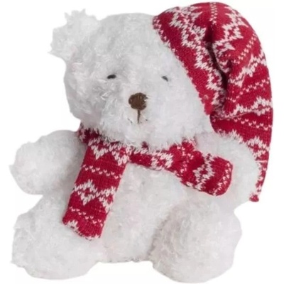 QX Плюшено мече с шапка - 13 см (061116)