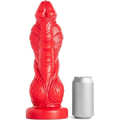 Mr. Hankey’s Toys Kinky Cobra XXL, prémiové silikónové dildo s Vac-U-Lock 35,5 x 5,8–10,4 cm