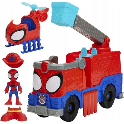 Hasbro Marvel Spidey a jeho úžasní přátelé Hasičské auto Rescue-Webs s figurkou (G1992)