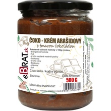 eBrat Čoko krém arašidový s tmavou čokoládou 500 g