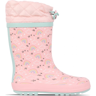Gelert Cuff Welly Boot Kids - Pink