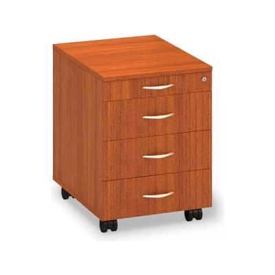 Interier Říčany Alfa 500 mobilní se 4 zásuvkami 44,3 x 60 x 60 cm třešeň – Zboží Mobilmania