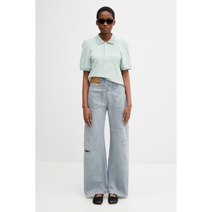 MM6 Maison Margiela тениска с яка дамска от памук (S62GL0034.M20220)