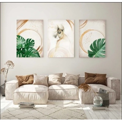 Divio Třídílný obraz na plátně , vzor 20342 Velikost: 60x120 cm