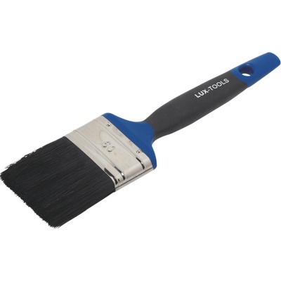 LUX-TOOLS plochý štetec na laky zo syntetickej živice s rukoväťou Softgrip 60 mm