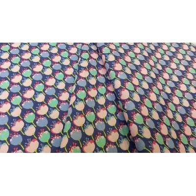 Bavlnená látka TULIPÁNY šírka 150 cm