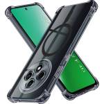 Techsuit Калъф за Oppo Reno12 F 4G / Reno12 F 5G / Reno12 FS 4G / Reno12 FS 5G - Techsuit - Удароустойчив Clear Silicone MagSafe - Черен дим