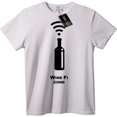 NOONEBRAND Тениска Зона Вино Wi-Fi - M, White