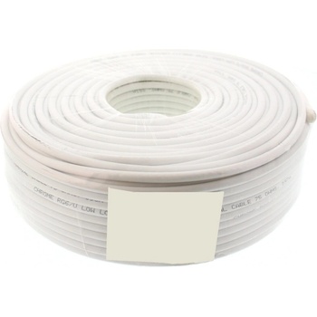 SeaMAX Коаксиален кабел SeaMAX RG6U, 18AWG, 100 м, бял (SC-RG6U-CCS)