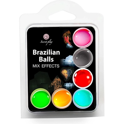 Secret Play Set 6 Brazilian Balls Mix Effect