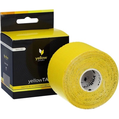 yellowSPORT kineziologický tejp žltý 5 cm x 5 m