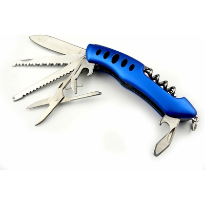 Multitool 12v1 s Ergonomickou Rukoväťou Všestranný Vreckový Nôž modrá