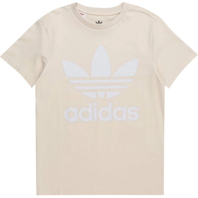 Adidas Тениска 'trefoil' бяло, размер 146