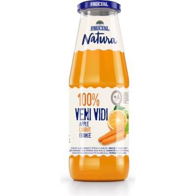 Natura mrkev pomeranč jablko 100% 0,7 l