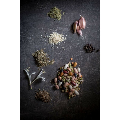 Plakát, Obraz - Vegetables and spices - knolling, fotostorm, 26.7 × 40 cm