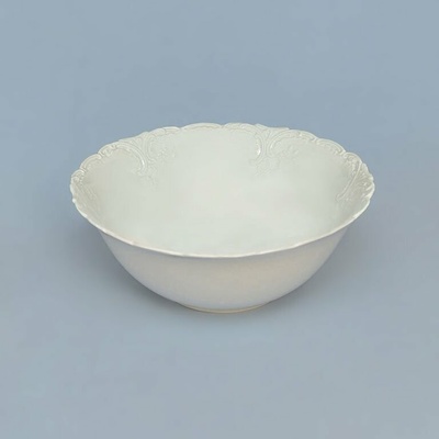 Misa kompótová hlboká reliéfna Opera 25cm 995g Český porcelán Dubí