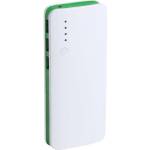 Cool Мобилна батерия Kaprin, с 3 USB порта, 10 000 mAh, бяло и зелено (6120120010)