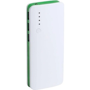 Cool Мобилна батерия Kaprin, с 3 USB порта, 10 000 mAh, бяло и зелено (6120120010)