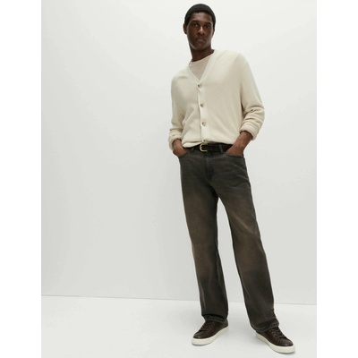 Marks & Spencer Свободни дънки с права кройка Authentic Marks & Spencer кафяви Marks & Spencer | Kafyav | МЪЖЕ | 30 31