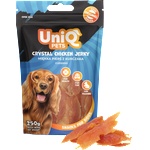 Uniq Pets Dog Snacks Woofers Crystal Chicken Jerky лакомства за кучета с пилешко, 250 г