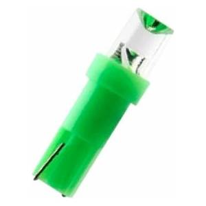 CarMart Лед крушки тип t5 12v/1, 2w зелен