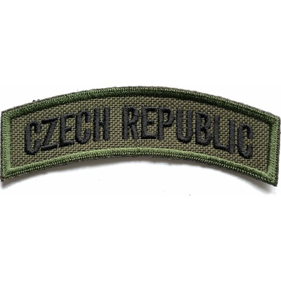 NAVYS Nášivka oblúčik CZECH REPUBLIC - OLIV