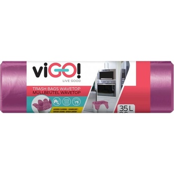 viGO! Торби за отпадъци viGО! - Standard, с аромат, 35 l, 26 броя, асортимент (2218010)