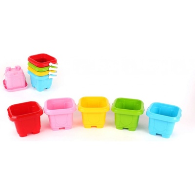 Teddies Kbelík na písek plast 12x9cm 5 barev 12m+