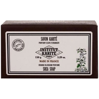 Institut Karité Shea Soap Orange Blossom hydratačné a vyživujúce tuhé mydlo s vôňou pomarančových kvetov 150 g