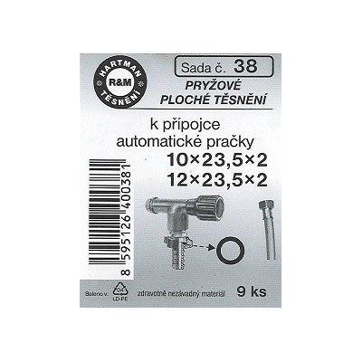 Hartman těsnění Sada č. 38