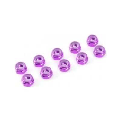 Revtec Самозаключваща се гайка m5 алуминий лилава (10)