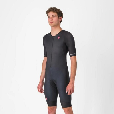 Castelli CORE TRI SUIT SHORT SLEEVE kombinéza čierna