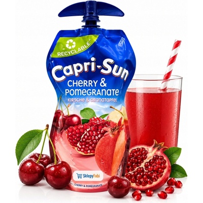 Capri-Sun Višňa & Granátové jablko ovocný nápoj 330 ml