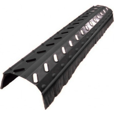 Gunnex Vetrací pás hrebeňa s kefou 180 x 70 x 1000 mm čierny