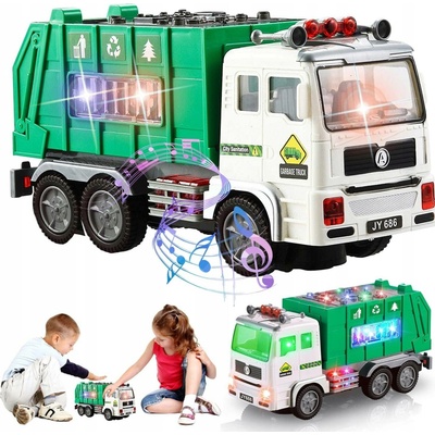 Bruder 2772 Auto MAN TGA popeláři bílo-oranžové funkční model 1:16 plast