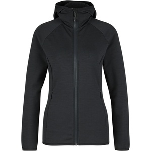 Heber Peak Дамско вълнено яке Heber Peak Women's MerinoBlend SaplingHe. II Zip Hoody Zip-up hoodie - Black (105-6174-0113)