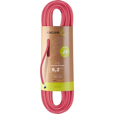 Edelrid Полувъже Edelrid Starling Eco Dry 8, 2 Half rope - Pink - размер 50 m (309-0112-0211)